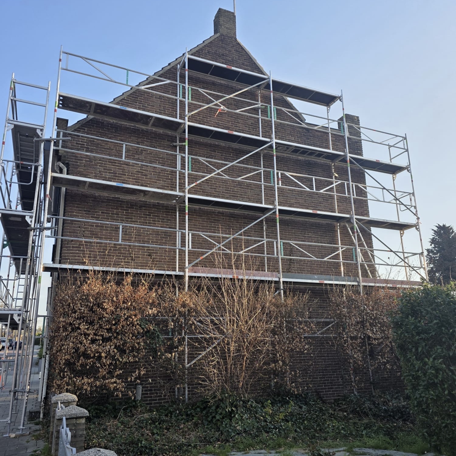 Gevelrenovatie werkzaamheden